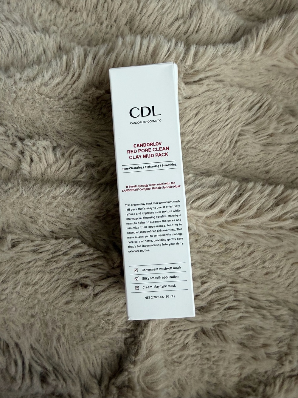CDL Candorlov Red Pore Clean Clay Mud Pack